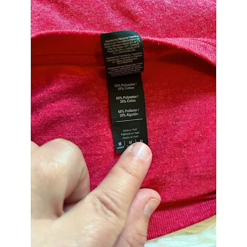 Anvil "Why is the carpet all wet Todd?" Printed Tee | Color: Red | Size: M - Picture 4 of 4